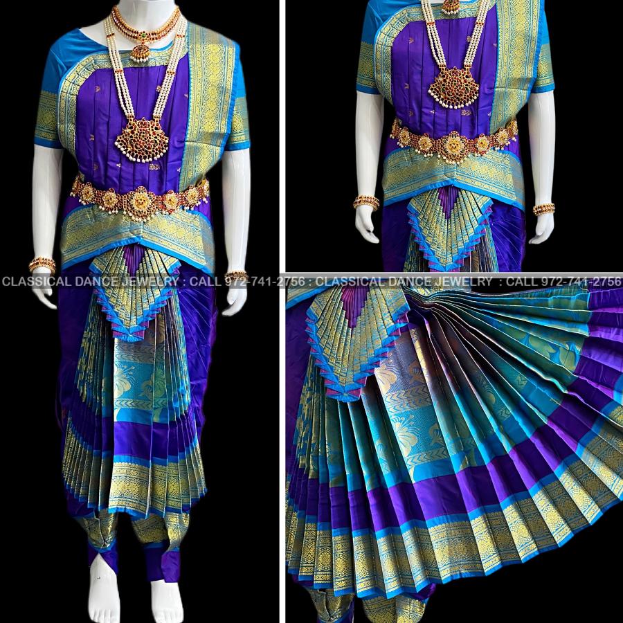 Bharatanatyam dress sale and jewellery online